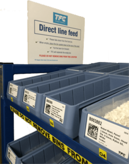 Image of direct line feed for TFC's supply chain service.